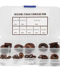 Beefy Eight Types Belleville Compression Spring Disc Washer Gasket Kit Tailored Heavy Duty Short Stroke Easy Mix And Match Combo For Variable Stiffness High Performance Saving Big Bucks On Quick Repairs Keeping Costs Low For Hard Jobs Done Daily, 160-piece steel set in plastic case