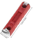 Single 16A fuse with red casing from European Type Classic Car Fuse Kit 60 Piece Set For Vintage Vehicles With 5A 8A 10A 16A 25A And 40A Fuses 