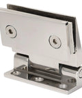 Stainless Steel Glass Door Hinge For Home Bathrooms Inclined Single Side Hinge Heavy Duty 304 Grade Built To Last