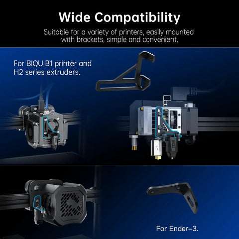 MicroProbe V2 Auto Bed Leveling Sensor Kit with bracket for Ender 3 V2, H2 series, displayed with compatible printer setups.