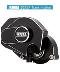 Aluminum Transmission Gearbox Upgrade for Axial SCX24 AX24 1 24 Scale RC Car with Beefed Up Black Anodized Finish