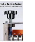 Handy Manual Electric Wire Stripper That Peels Cable Sheathing Fast And Allows You To Knock Out Wiring Fixes Without Breaking A Sweat On Busy Weekend Days, showing double spring design for automatic compression.