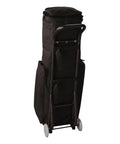 Heavy Duty Rolling Drum Cart With Removable Nylon Gear Bag And Tough Steel Frame Built As A Straight Up Heavy Lifter, black cart with wheels