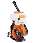Heavy-Duty Gas Backpack Sprayer With 3.7 Gallon Tank, 2.13kW 41.5cc Engine, 39.4Ft Spray Reach, Manual Start Shoulder Mount