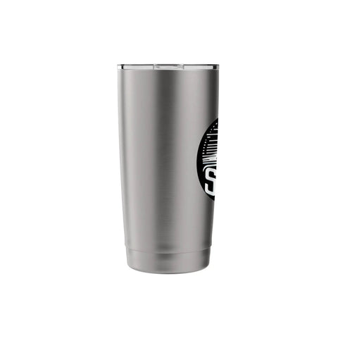 Ice Sailing Thrill Seeker Insulated Stainless Steel Tumbler For Ice Sailors And Yachters, Dual Wall Keeps Drinks Cold Or Hot, side view