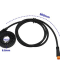 3 Pin KT V12L Electric Bicycle Pedal Assist Sensor Magnets For Left Crank Installation With Dual Hall Enhancer Durable Plastic