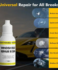 Windshield Chip Repair Kit 20ml Resin Liquid For Auto Glass Chips And Cracks Rapid Cure Adhesive Sealant Durable Safe For Cars