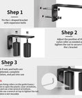 Installation steps for Heavy Duty Sliding Gate Roller Kit With 3 Inch Adjustable L Shaped Rear Post Bracket Universal Fit