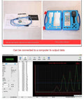 Digital Push And Pull Force Tester With Peak Hold And High Resolution Sensor Dynamometer For Compression And Tension 1000N Capacity Top Notch Accuracy For Material Testing, blue case