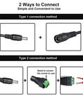 Diagram of 24V 8A Power Supply For Automotive Use From 100V To 240V AC To 24V DC 192W Output With 5.5mm 2.1mm Or 2.5mm DC Jack Connector methods