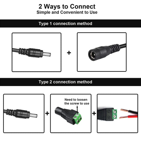 Diagram of 24V 8A Power Supply For Automotive Use From 100V To 240V AC To 24V DC 192W Output With 5.5mm 2.1mm Or 2.5mm DC Jack Connector methods