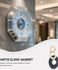 Quartz Clock Washer Kit For DIY Wall Clocks With 30 Sets Includes Nuts Rubber Washers And Fittings For Easy Clock Repair