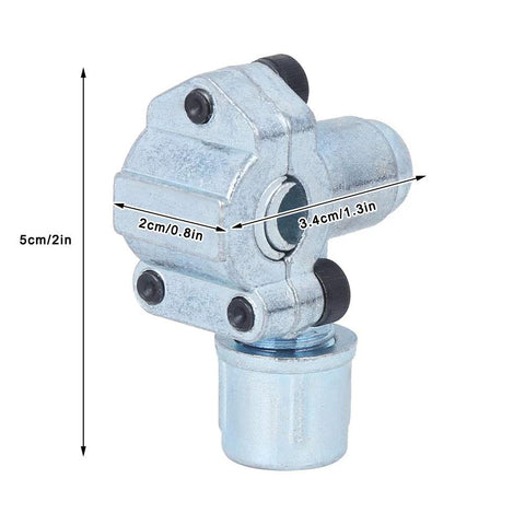 Miskall refrigerator piercing valve kit BVP-31, silver metal needle valve for liquid charging with wrench.
