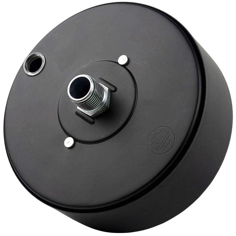 Half Inch Compressor Air Intake Filter Silencer Housing Replacement Paper Element With 2 Micron Filtration black round cover