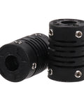 Encoder Coupler for Stepper Motor Shaft D15 L2 6x6mm Hole Plastic Elasticity Motor Coupling Anti Shock Wear Resistant 5 Pieces Pack