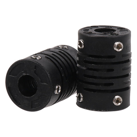 Encoder Coupler for Stepper Motor Shaft D15 L2 6x6mm Hole Plastic Elasticity Motor Coupling Anti Shock Wear Resistant 5 Pieces Pack