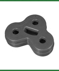 Upgrade Your Ride With This Rock Solid 11mm 3-Hole Muffler Exhaust Hanger Bushing Bracket Insulator Mount For Tail Pipe Longlasting Durability And Smooth Vibes Fits Most Cars Like A Champ Black Finish, black rubber mount