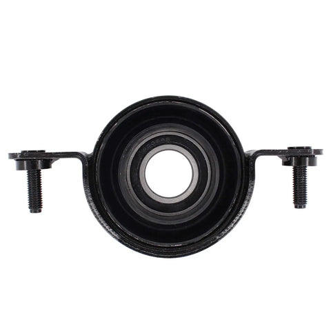 Heavy Duty Drive Shaft Center Support Carrier Bearing For Ford Explorer Sport Trac 2WD 2007 2010, front view with bolts and gasketed housing.