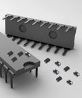 Top Shelf Rectifier Diode 100 Piece Assortment Kit showing various semiconductor modules on a gray background.