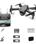 Foldable Camera Drone With Remote For Beginners, Easy Start RC Quadcopter For Indoor And Outdoor Fun with accessories