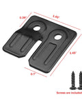 Top Drawer Table Leaf Hardware And Horizontal Leveling Straps Smooth Extension Fasteners With No Sweat Screwdriver Install Solid Setup For Kitchens And Dining Tables 30 Pack, black zinc bracket