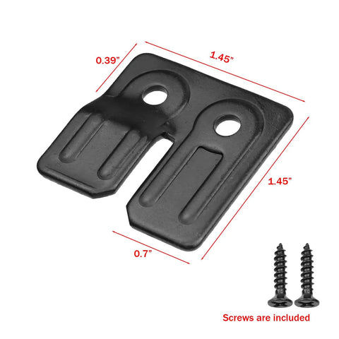 Top Drawer Table Leaf Hardware And Horizontal Leveling Straps Smooth Extension Fasteners With No Sweat Screwdriver Install Solid Setup For Kitchens And Dining Tables 30 Pack, black zinc bracket