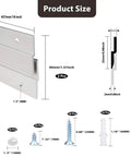 Built Like A Tank Aluminum French Cleat Picture Hanger 18 Inch Set with detailed product size and hardware specifications.