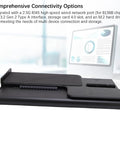 External Graphics Dock With Thunderbolt 5 And Pcie 4.0 X4 Port For Laptop Gaming Rig Featuring Atx Sfx Power Support, showcasing connectivity ports.