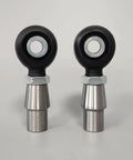 Built Tough Heavy Duty Chromoly Heim Joint Kit 3/4-16 Pair Of Right And Left Thread Rod End Bearings with protective rubber boots.
