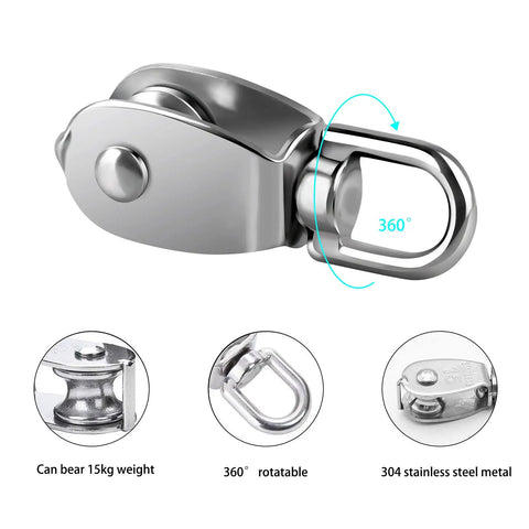 Heavy Duty Pulley Bucket With Cable For Treehouse And Playset Outdoor Climbing Toy For Kids Adventure Ship Play Equipment