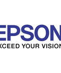 Epson logo with slogan 'Exceed Your Vision' displayed prominently on a white background.