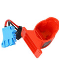 18V Battery Adapter Conversion Kit with 12AWG Wire and 40A High Current for riding toys, RC cars, and robotics, side view