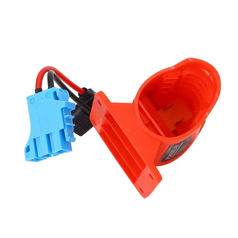 18V Battery Adapter Conversion Kit with 12AWG Wire and 40A High Current for riding toys, RC cars, and robotics, side view