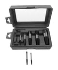 Ultimate 8 Piece Heavy Duty Broken Bolt Extractor Kit For Steel Pipe Thread Repair And Removal Tool Set That Gets You Out Tricky Messes Without Damage, open case