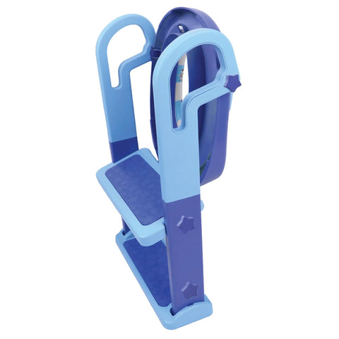 Toddler Potty Chair With Adjustable Height Step Stool Ladder For Confident Bathroom Habits Contoured Seat Non Slip Footrests Quick Collapse Frame No Sweat Cleanup Totally Solid Platform Smooth Toilet Learning Progress