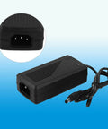 Go-To AC To DC Power Adapter 100V-240V To 12V 5A 60W Converter With 5.5x2.5mm Plug For LED Lights LCD Monitors And Industrial Automation Gear For All Your Gear Needs, black plastic