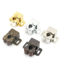 Double Roller Cabinet Latch For Doors And Drawers, Heavy Duty Locking Catch In Multicolor Finish, Easy Install