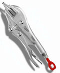 Heavy Duty Sheet Metal Hand Seamer Steel 4 Inch Jaw Width, 8 Inch Overall Length, Gray Ergonomic Handle