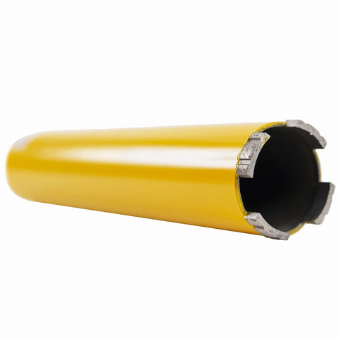 Cougar HD Premium 2-1/2 Inch Dry Diamond Core Drill Bit With 5/8-11 Threaded Arbor For Dry Or Wet Drilling Through Cured Concrete, Rebar, Brick, Block, Masonry And Stone
