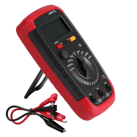 Capacitance Meter Multimeter For Capacitors 0.1pF To 20000uF With LCD Backlight And Safety Jacket 1999 Digit Display Real Pro Tester