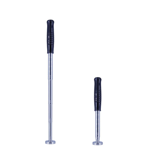 Retractable Magnetic Pickup Tool With 35 Lb Suction Extends Up To 41 Inches shown retracted and extended side by side