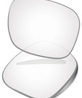Replacement Lenses For Ray-Ban Meta Wayfarer RW4006 50mm AI Glasses High Intensity Clear Non Polarized Lens Delivers Bright Crisp Vision And A Snug Easy Fit For Gen 1 RW4006 And Gen 2 RW4012 50mm, showing two clear, curved lenses.