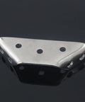 Heavy Duty Stainless Steel Corner Brackets For Furniture Assembly Rust Proof 90 Degree wood metal bracket kit with mounting holes.