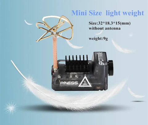 All In One FPV Camera And Video Transmitter For Mini FPV RC Drones 5 8GHz AIO With OSD Integrated Mic 170 FOV 700TVL shown
