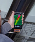 Thermal Imager For Android Devices With 10,800 Pixels, Three Color Palettes, real-time imaging on Android phone in indoor setting
