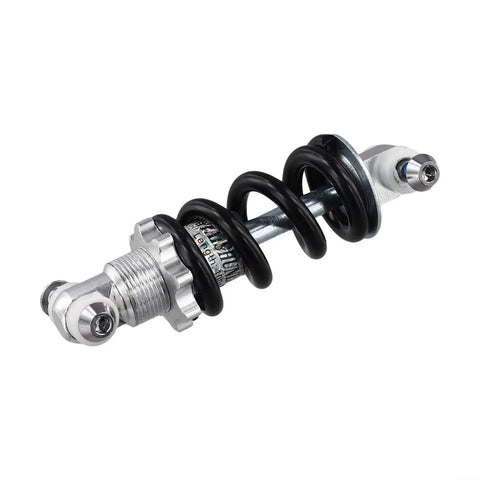 Heavy Duty Rear Shock Absorber For Fat Tire E Bikes And Mountain Traps With 100mm Travel, Premium Aluminum Alloy Build That Crushes Rough Terrains And Loads Up To 1500 Lbs For A Seriously Smoother Chill Ride Experience On Any Trail. 100mm aluminum coil spring shock absorber