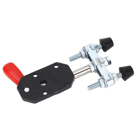Heavy Duty Push Pull Dual Head Toggle Clamp In Carbon Steel, 90kg Clamp Force, compact quick release design