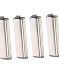 Hidden Push To Open Cabinet Latch With Magnetic Drawer Catch For Kitchen Cabinets And Wardrobes Easy Installation 4 Pack