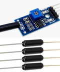 20 Pack SW200D Vibration Shock And Tilt Ball Tilt Switch Sensors For Alarm Systems DIY Electronics Motion Detectors Toys Projects Boss Grade Great For Smart Home Security Robotics And Sensor Experiments, blue PCB module and black tilt switches