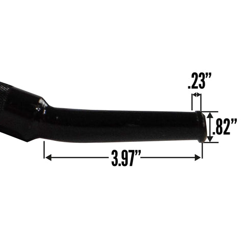 360 Winch Bar With Combination Square End For Flatbed Trailers, end dimensions 3.97x1.82 inches